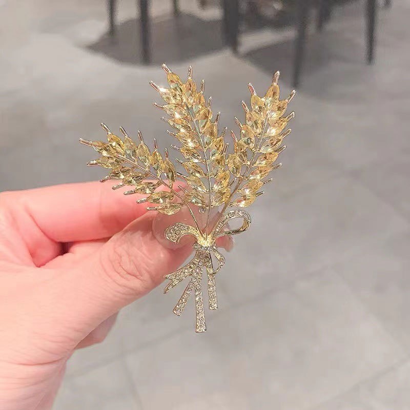 Wheat leaf Brooch